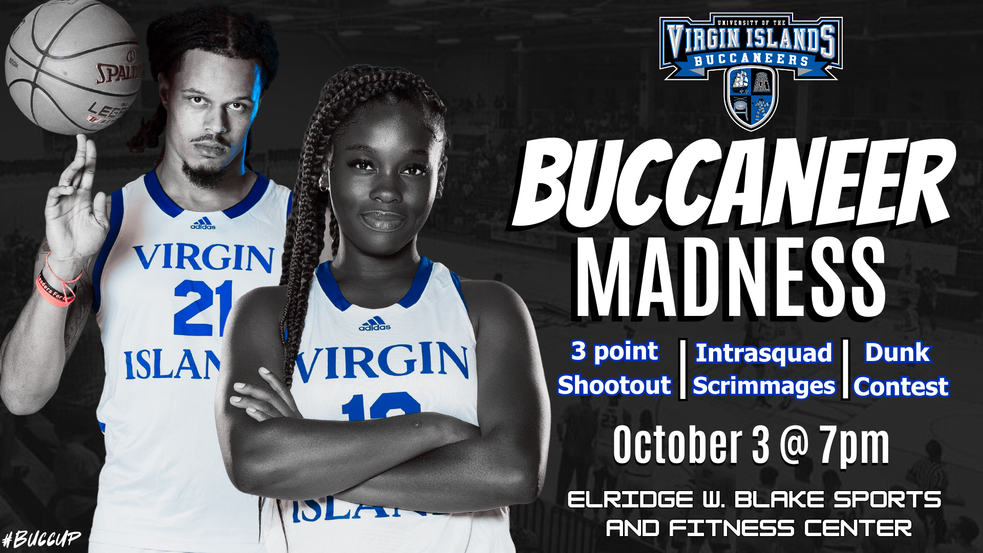 UVI Basketball will Host Its Annual Buccaneer Madness Event on October 3