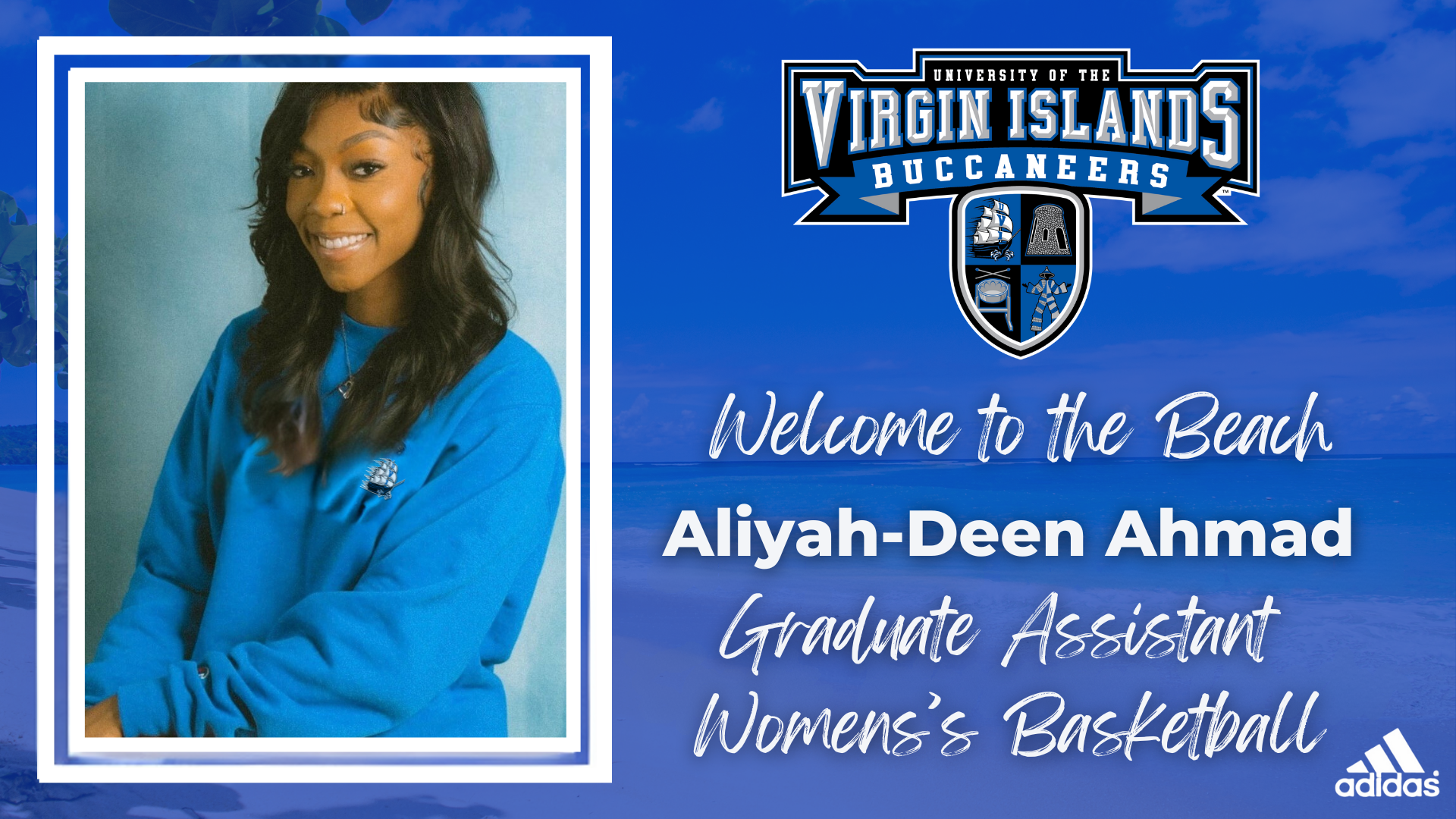 UVI Athletics Names Aliyah-Deen Ahmad Women&rsquo;s Basketball Graduate Assistant