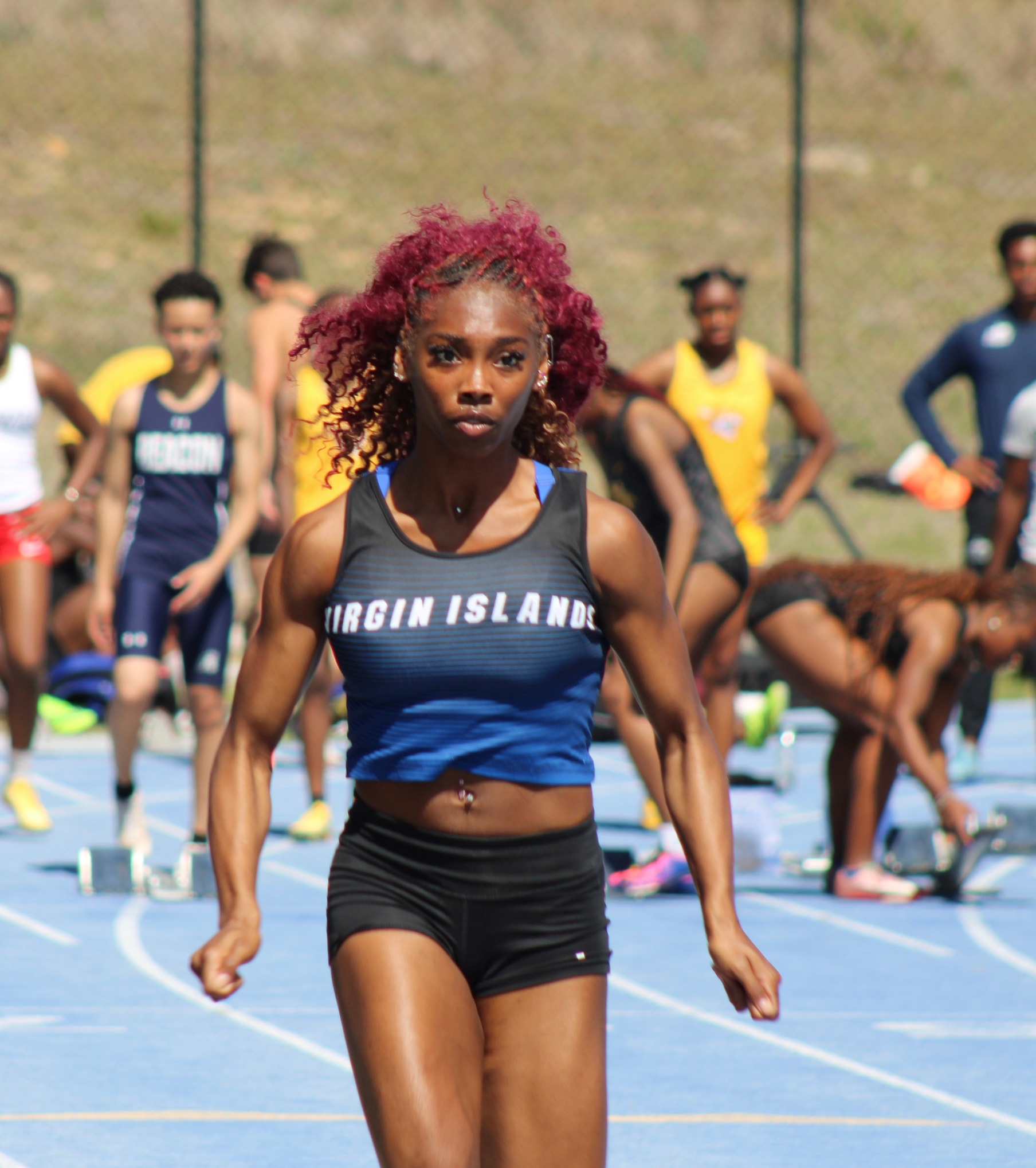 Pilar Swinson, Londyn Hall post improved times for UVI at Embry-Riddle Running Elements Classic